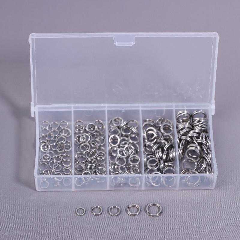 Fishing Lure Kit - Rvs O-vormige Ring Set 200 Stuks