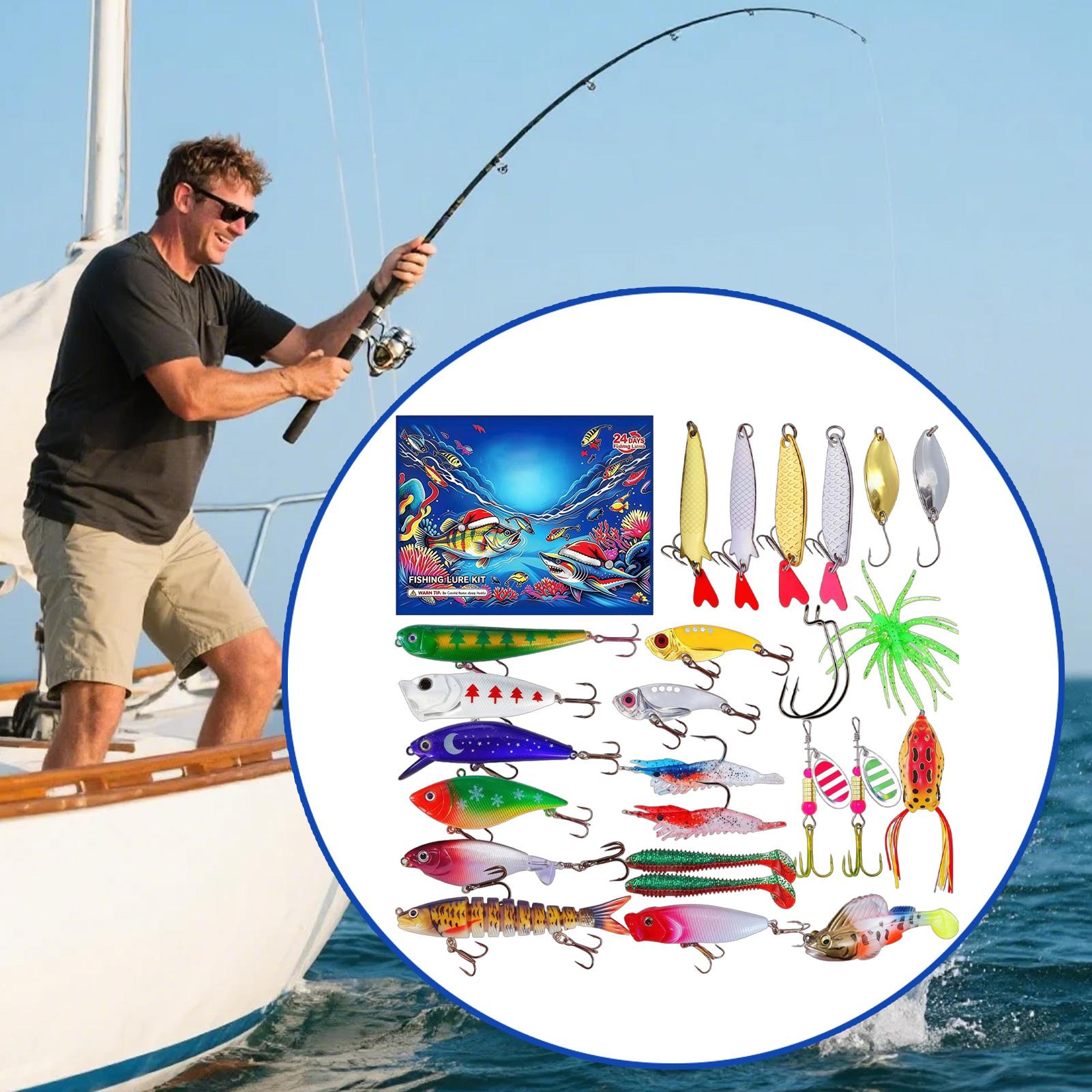 Fishing Lure Kit - 2026 Kerst Countdown Kalender 24 Dagen