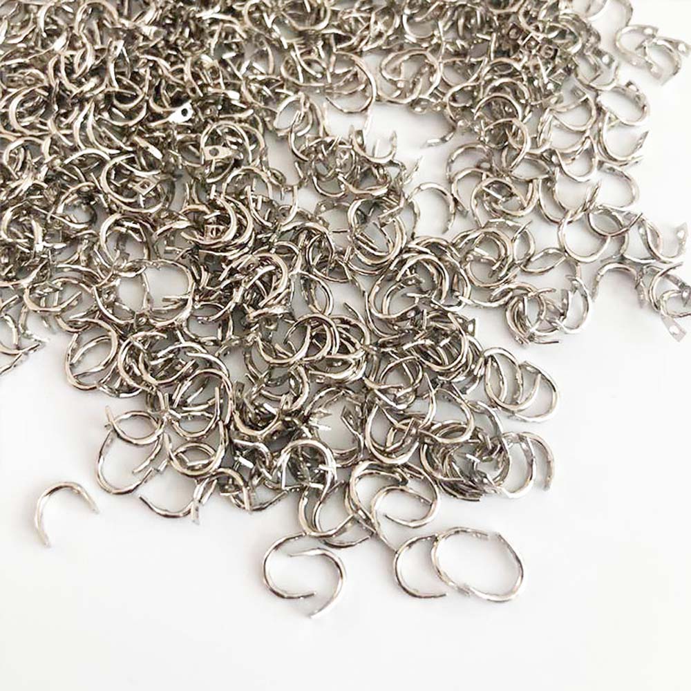 Fishing Lure Spinner - 50-100 stuks/lot Vissen U-ring 5 *