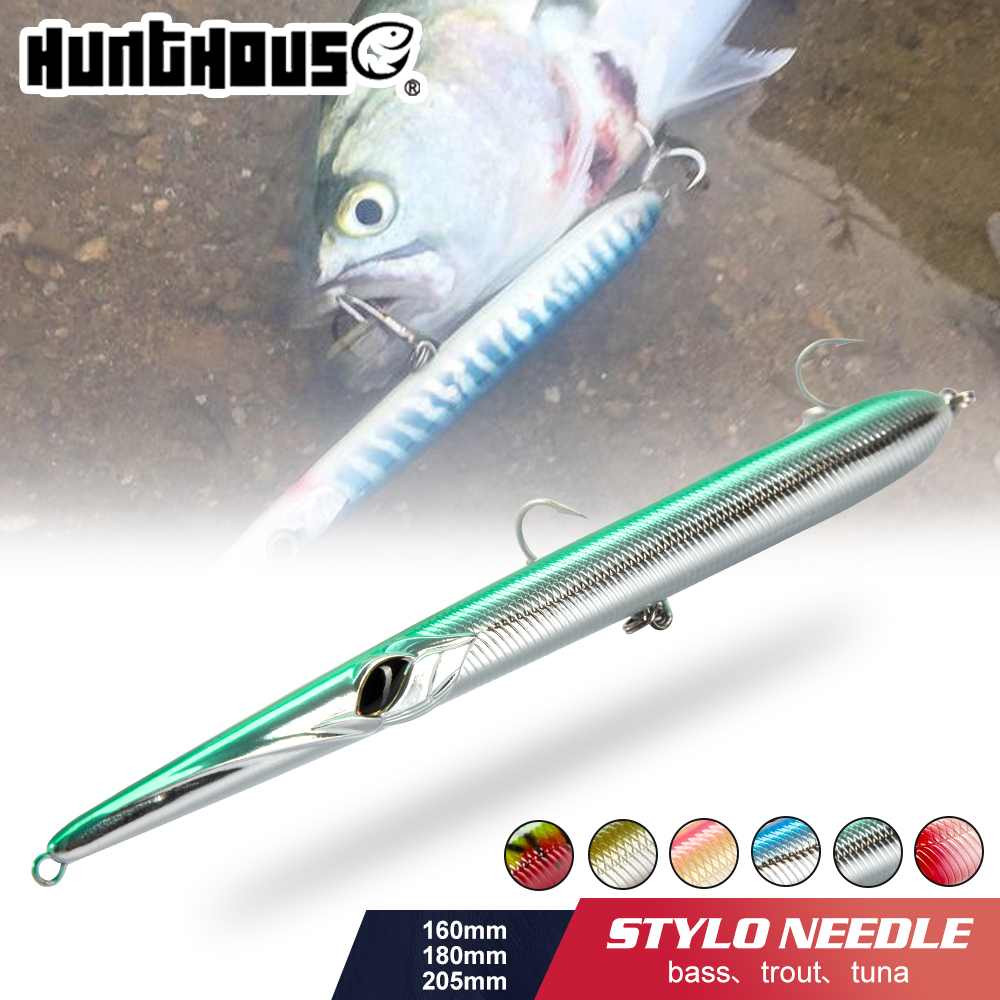 Fishing Lure Topwater - Hunthouse Naaldvormig Kunstvis Aas Lange Werp