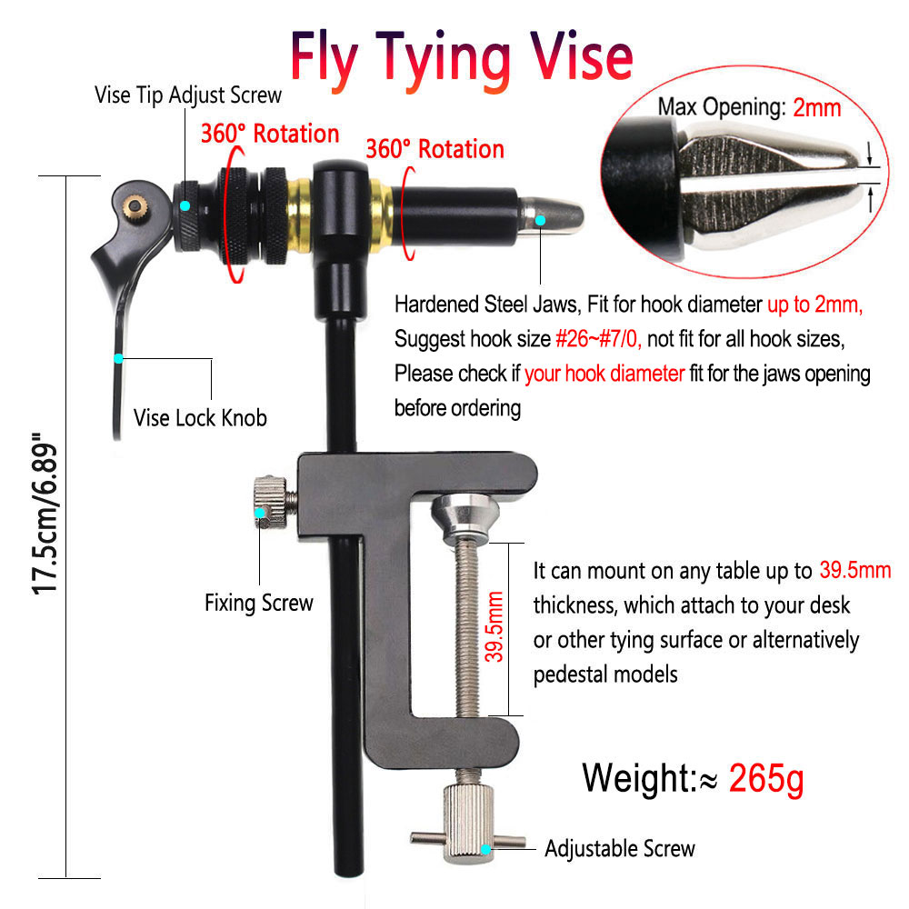 1PC 360 °   Rotatie C-klem Vli - Fishing Lure Kit recensie en prijs