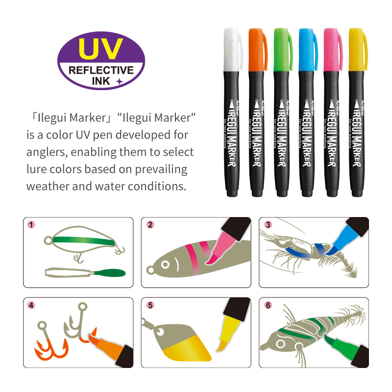Nieuwe visgereedschap UV fluor - Fishing Lure Kit recensie en prijs