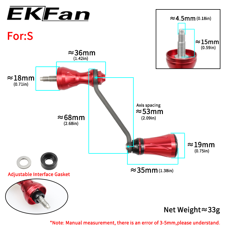 EKfan 68MM Carbon Fiber Spinni - Fishing Lure Spinner recensie en prijs