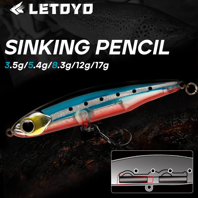 LETOYO Sinking Potlood 17g 12g - Fishing Lure Topwater recensie en prijs