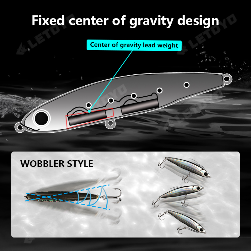 LETOYO Sinking Potlood 17g 12g - Fishing Lure Topwater recensie en prijs
