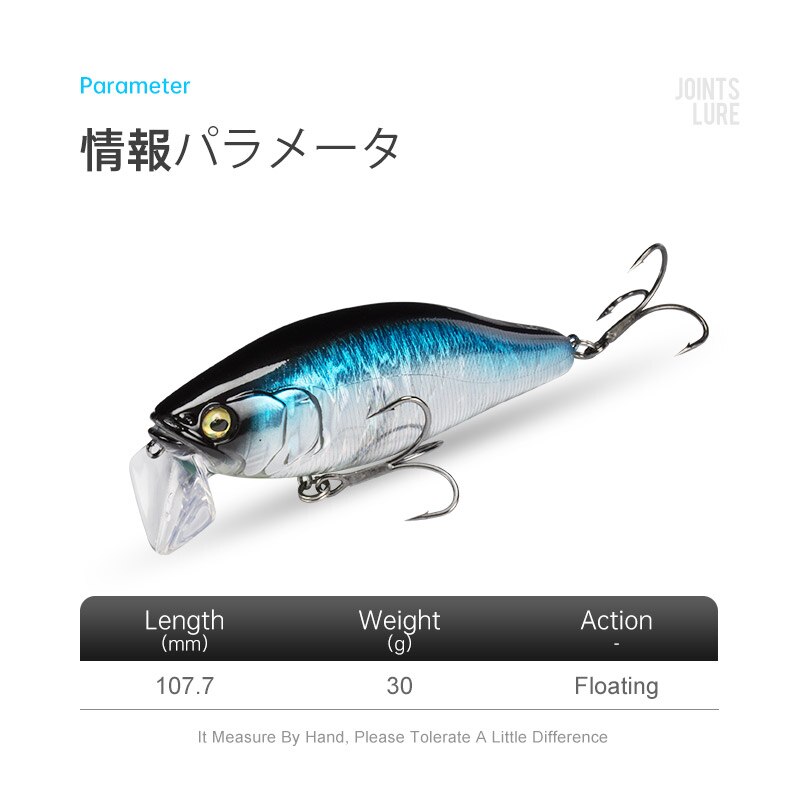 I-JACK Minnow Vissen Lokt 107. - Fishing Lure Topwater recensie en prijs