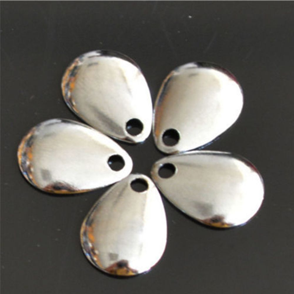 50 Stuks Zilver Glad Nikkel Pa - Fishing Lure Spinner recensie en prijs