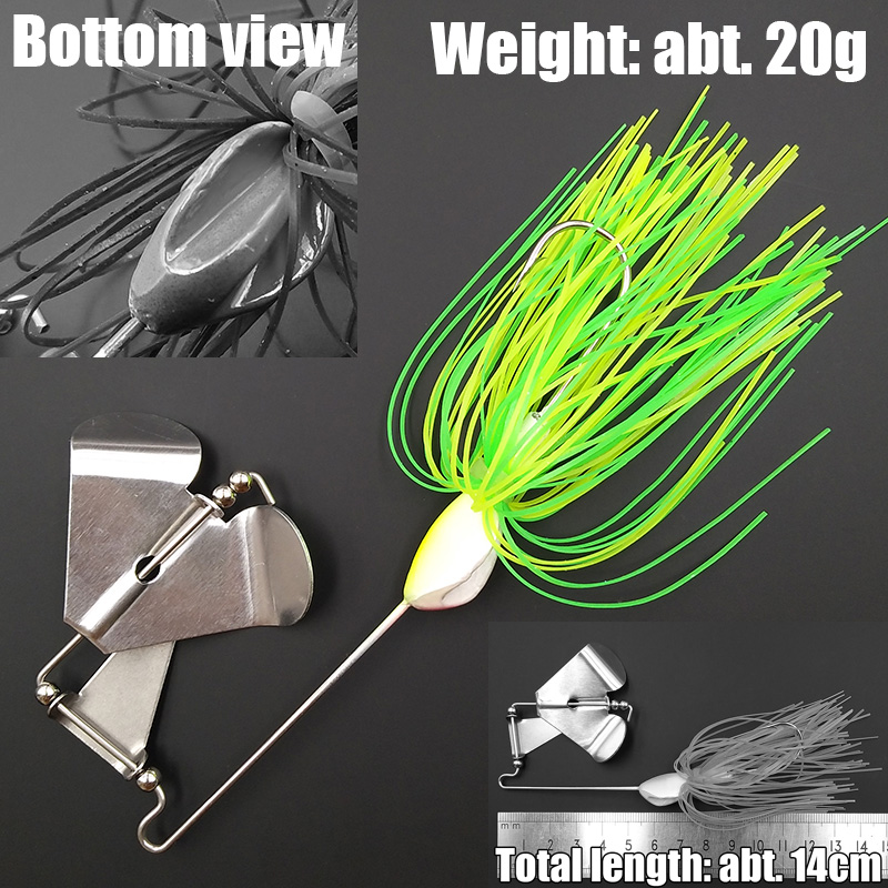 Wusanban Lunker Spinner Baits  - Fishing Lure Blade Bait recensie en prijs