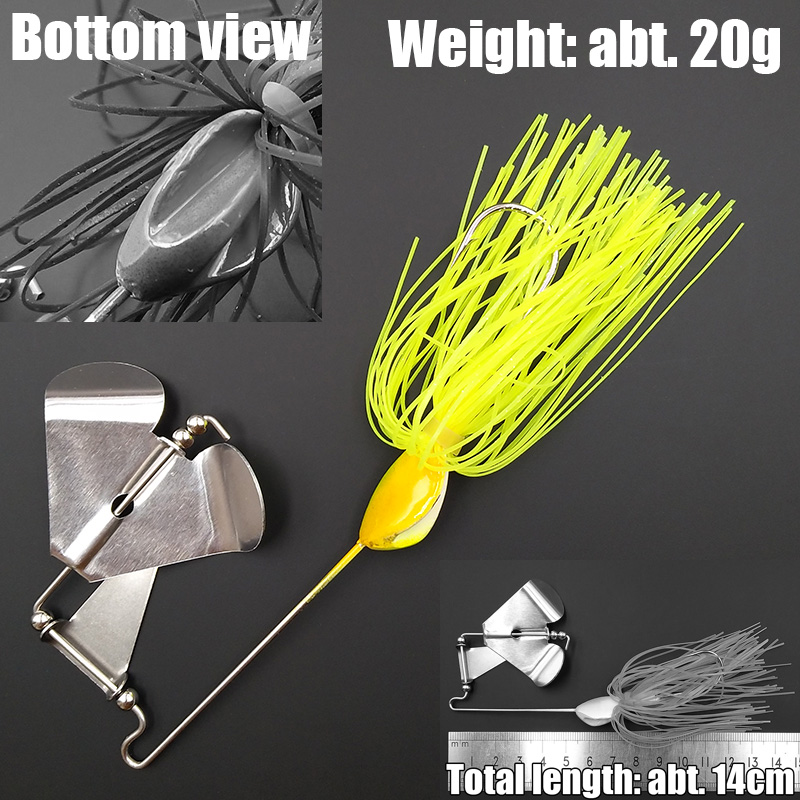 Wusanban Lunker Spinner Baits  - Fishing Lure Blade Bait recensie en prijs