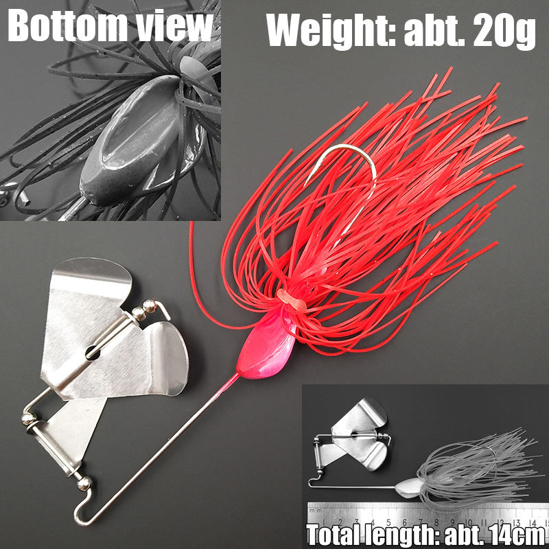 Wusanban Lunker Spinner Baits  - Fishing Lure Blade Bait recensie en prijs